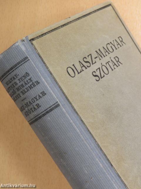Olasz-magyar szótár/magyar-olasz szótár I-II.