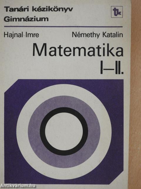 Matematika I-II. (dedikált példány)