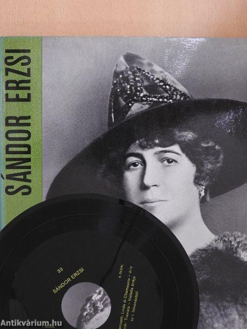 Sándor Erzsi - lemezzel