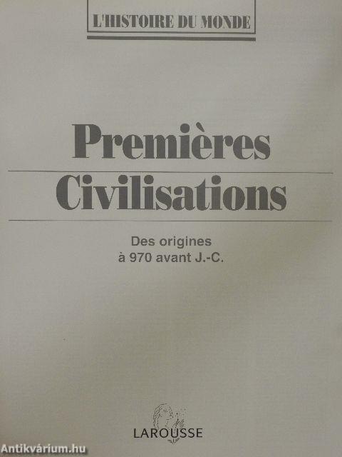 Premiéres Civilisations