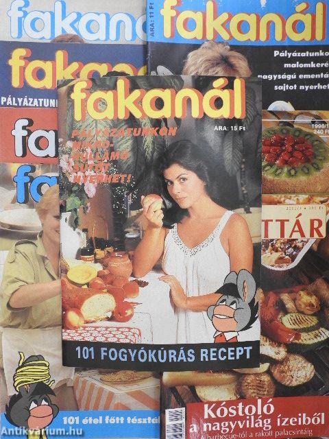 8 lapszám a Fakanál 101 és Fakanál recepttár magazinokból