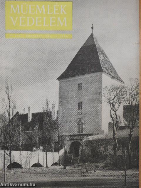 Műemlékvédelem 1962/1-4.