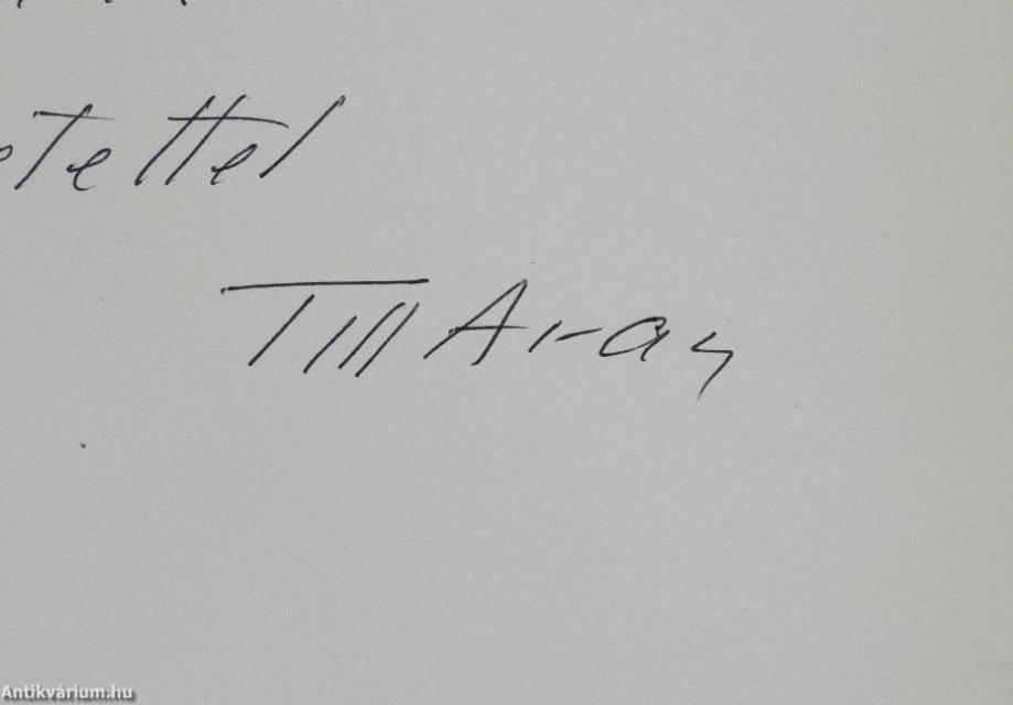 Till Aran szobrai (dedikált példány)