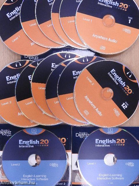 English 20 Interactive - 12 db CD-vel, 2 db DVD-vel és fejhallgatóval