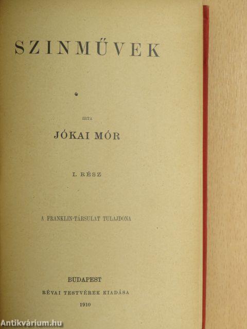 Szinművek I.