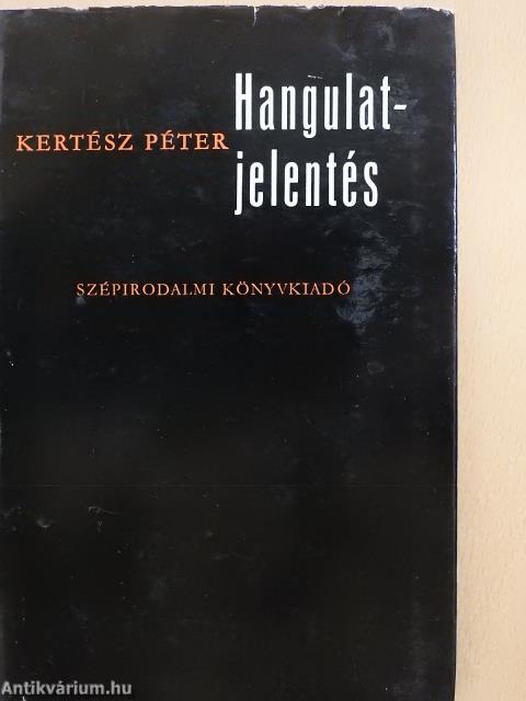 Hangulatjelentés (aláírt példány)