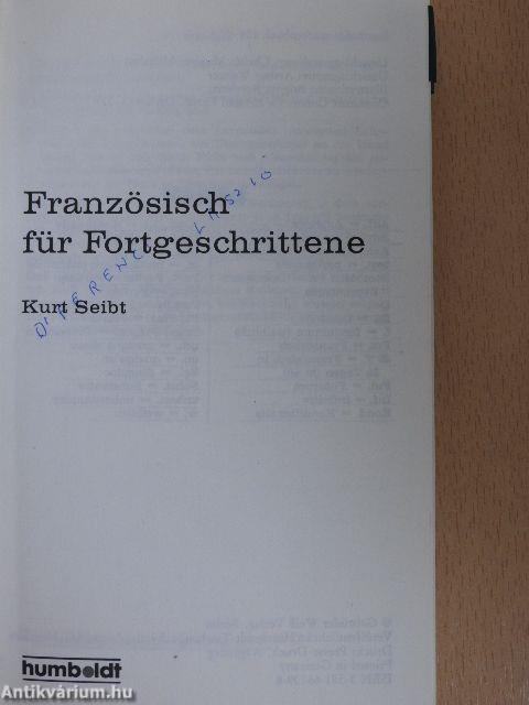 Französisch für Fortgeschrittene