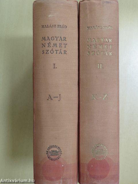 Magyar-német szótár I-II.