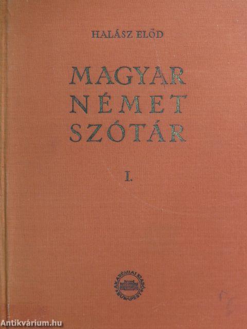 Magyar-német szótár I-II.