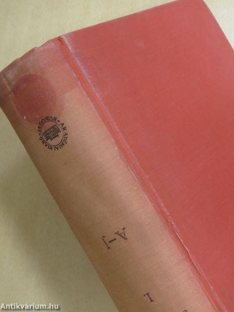 Magyar-német szótár I-II.