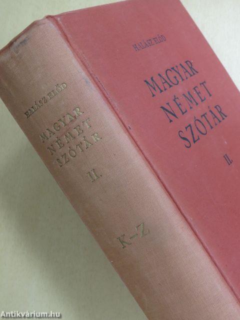 Magyar-német szótár I-II.