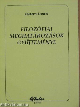 Filozófiai meghatározások gyűjteménye