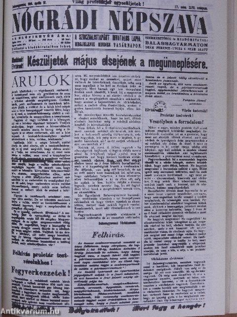 Válogatott dokumentumok és adatok Nógrád megye munkásmozgalmának történetéből 1918-1919