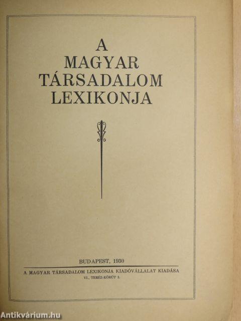 A magyar társadalom lexikonja