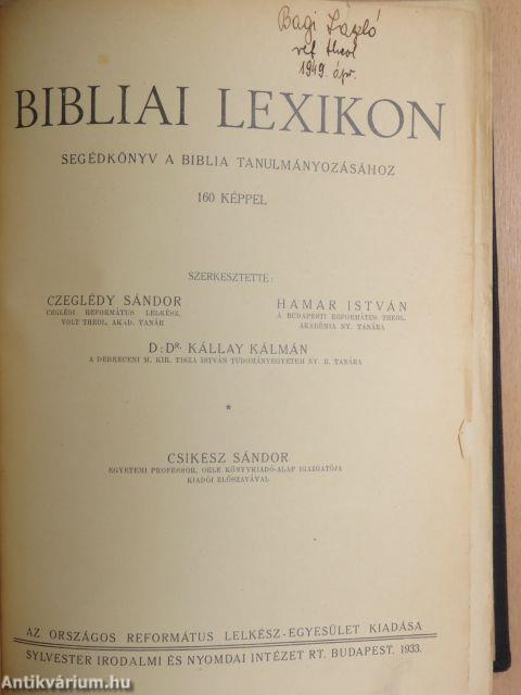 Bibliai lexikon I-II.