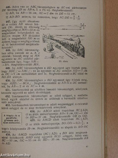 Geometriai példatár I.