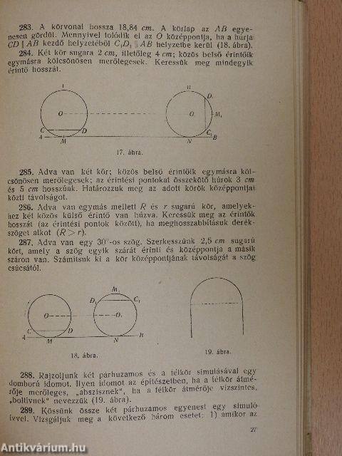 Geometriai példatár I.