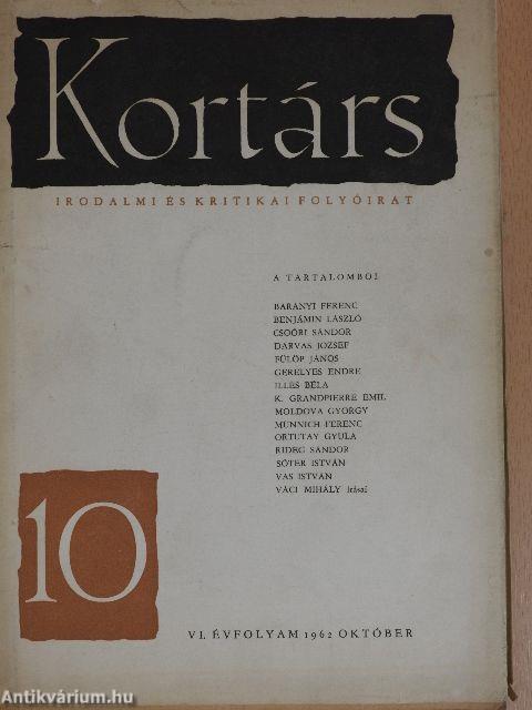 Kortárs 1962. október