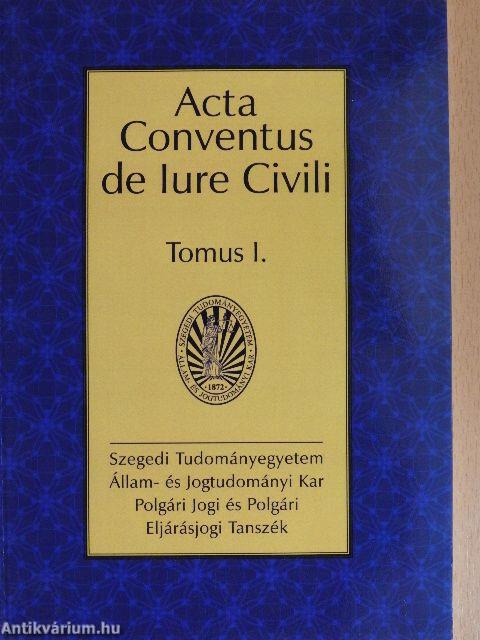 Acta Conventus de Iure Civili I.