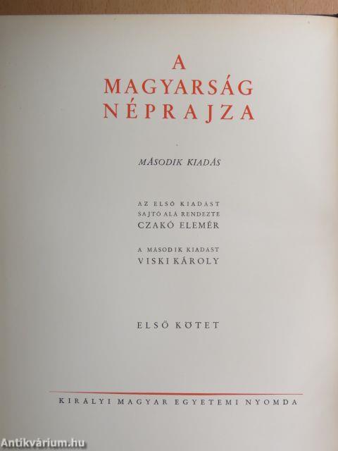 A magyarság néprajza I-IV.