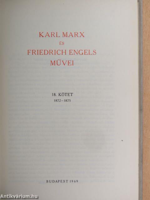 Karl Marx és Friedrich Engels művei 18.