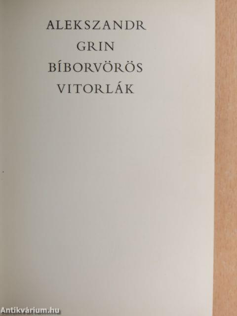 Bíborvörös vitorlák