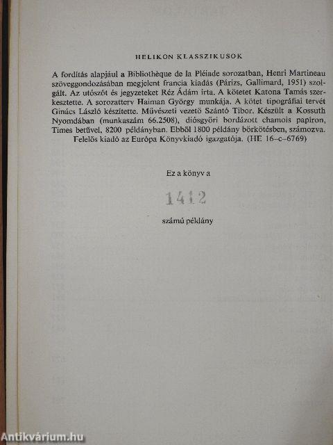 Prosper Mérimée összes regényei és elbeszélései