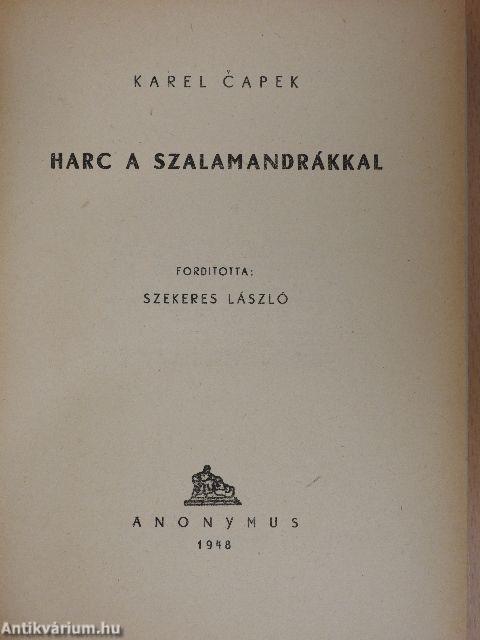 Harc a szalamandrákkal