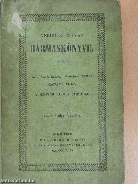 Verbőczi István hármaskönyve