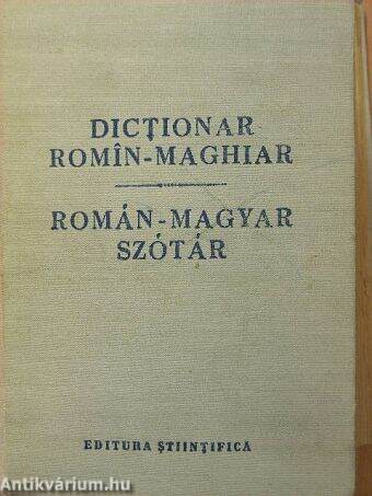 Román-magyar szótár