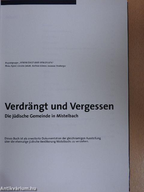 Verdrängt und Vergessen