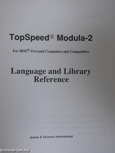 TopSpeed Modula-2