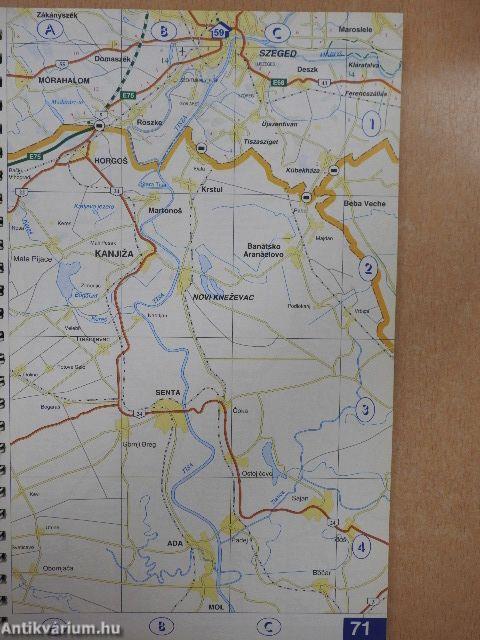 Magyarország autóatlasz/Budapest városatlasz