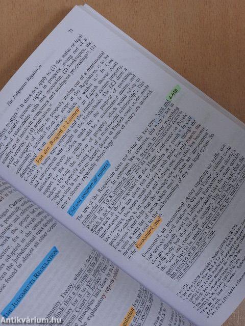 The Conflict of Laws