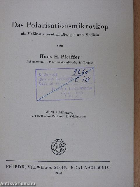 Das Polarisationsmikroskop