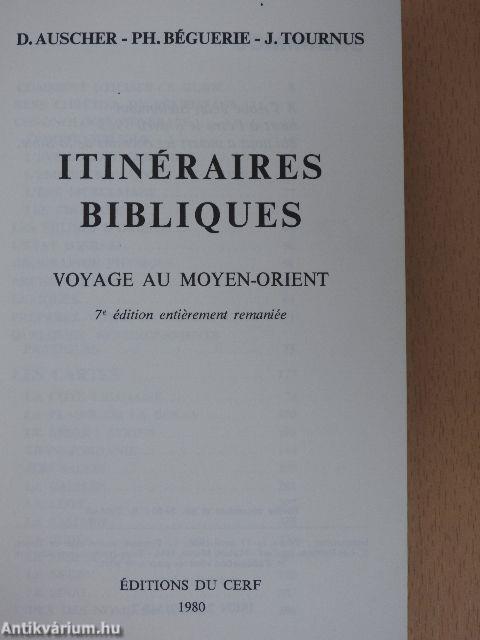 Itinéraires Bibliques