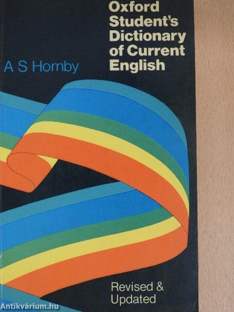 Oxford Student's Dictionary of Current English