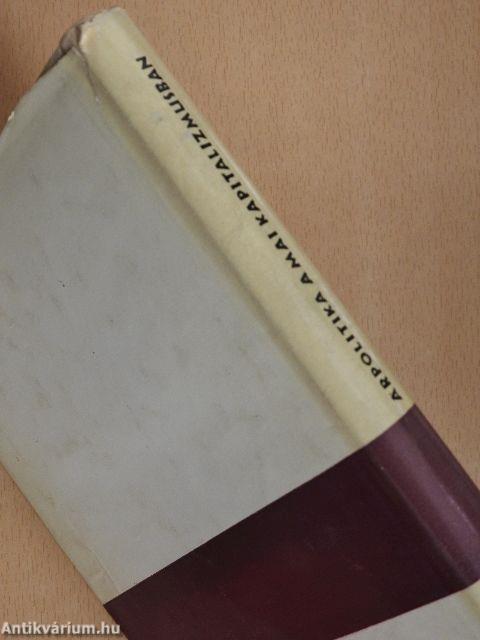 Árpolitika a mai kapitalizmusban