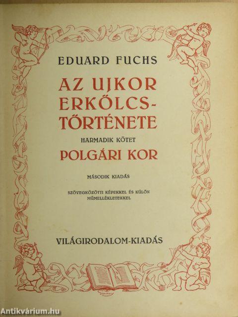 Az ujkor erkölcstörténete III.