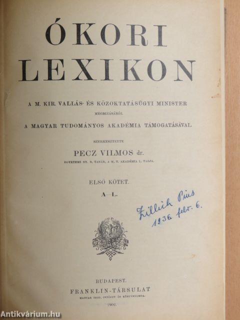 Ókori lexikon I-II.