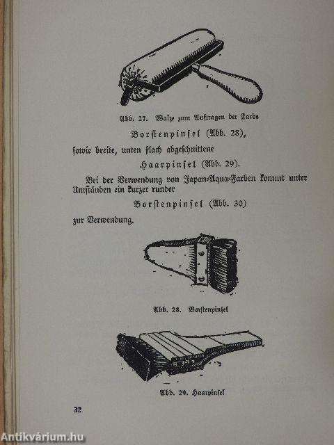 Der Holzschnitt und Linoleumschnitt (gótbetűs)