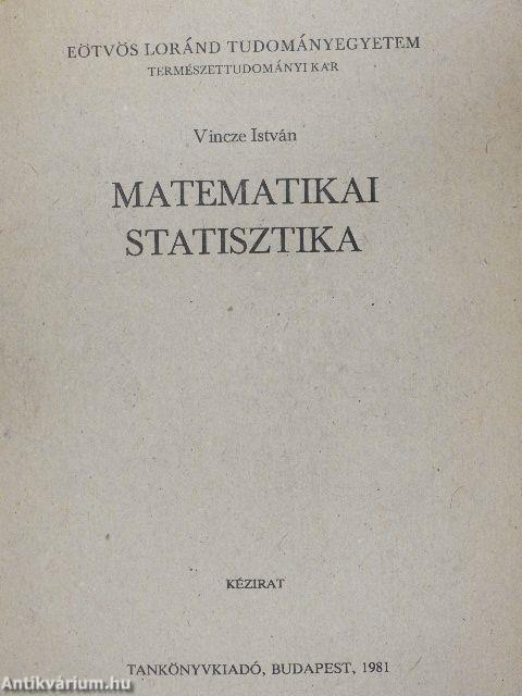 Matematikai statisztika