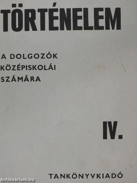 Történelem IV.