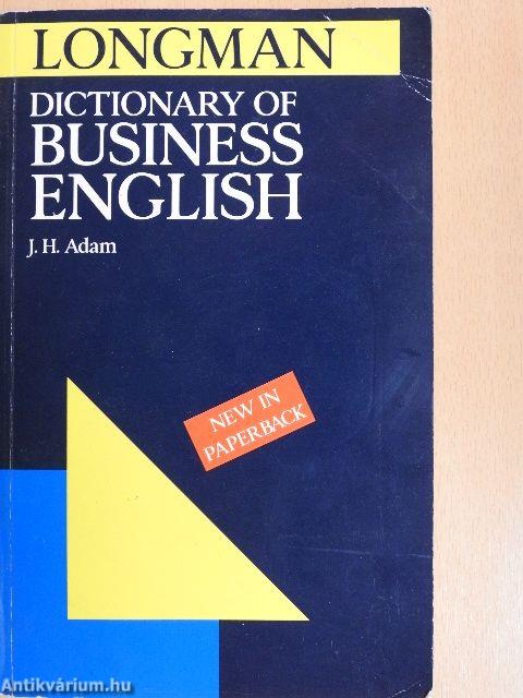 Longman Dictionary of Business English