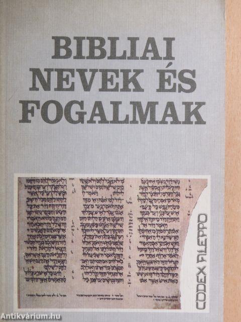 Bibliai nevek és fogalmak