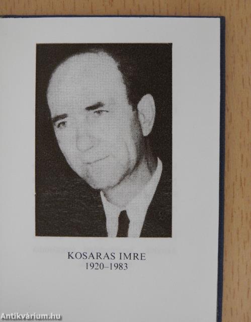 Kosaras Imre 1920-1983 (minikönyv) (számozott)