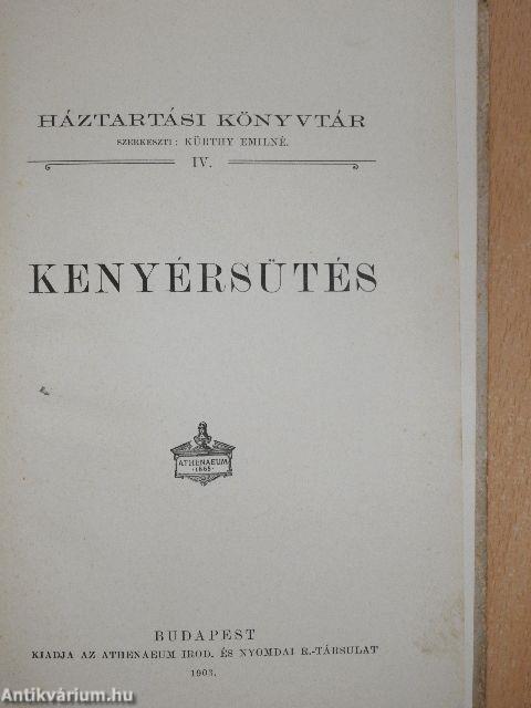 Kenyérsütés