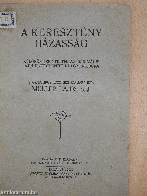 A keresztény házasság