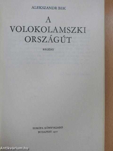 A volokolamszki országút