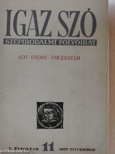 Igaz Szó 1957. november